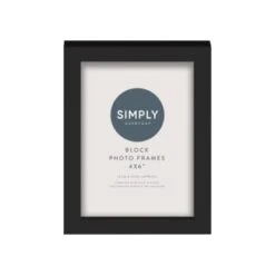 Simply Everyday 4 X 6" Block Frames 3pk - Black -Home Furnishing Shop 278309 3pk simply everyday block frames 4x6 black 2