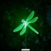 B&M Colour Changing Solar Stake Light - Dragonfly -Home Furnishing Shop 286951 colour changing stake solar light dragonfly 2
