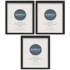 Simply Everyday 8 X 10" Block Frames 3pk - Black 2 Simply Everyday 8 X 10" Block Frames 3pk - Black -Home Furnishing Shop 290765 3pk simply everyday block frames 8x10 black 2