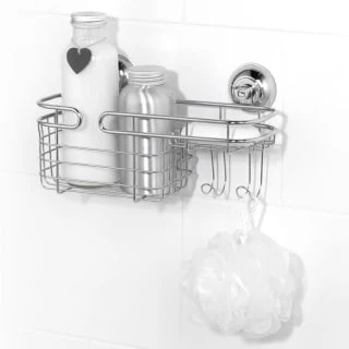 B&M Bathroom Suction Caddy 3 B&M Bathroom Suction Caddy