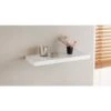 Norsk High Gloss Shelves 60cm - White -Home Furnishing Shop 318116 white high gloss shelf small