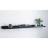 Lokken Wide Picture Shelf - Black -Home Furnishing Shop 320108 lokken wide picutre shelf black1
