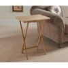 B&M Rubberwood Folding Table -Home Furnishing Shop 320128 Rubberwood Folding Table