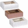 Betty Winters Cupcake Boxes 4pk -Home Furnishing Shop 320783 4pk cupcake boxes holds 6 silver spot 2