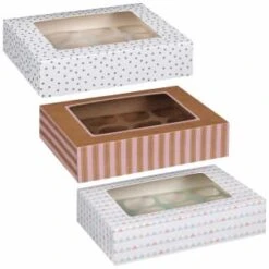 Betty Winters Large Cupcake Boxes 2pk