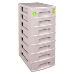 Really Useful Storage Tower 7 X 7L - Grey -Home Furnishing Shop 324438 really usefil 7x7 drawers gove grey