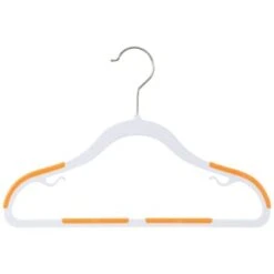 B&M Addis Children's Non-Slip Hangers 10pk - Multi Colour -Home Furnishing Shop 333090 addis 10pk childrens non slip hangers boys 5