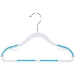 B&M Addis Children's Non-Slip Hangers 10pk - Multi Colour -Home Furnishing Shop 333090 addis 10pk childrens non slip hangers boys 6
