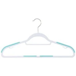 B&M Addis Non-Slip Hangers 6pk - Multi Colour -Home Furnishing Shop 333092 addis 6pk non slip hangers colour 4