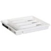 Addis Non-Slip Cutlery Tray - White -Home Furnishing Shop 335260 addis non slip cutlery tray white grey 2