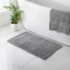 B&M Signature Microfibre Noodle Bath Mat - Grey -Home Furnishing Shop 345484 signature bath mat grey
