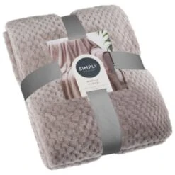 Simply Everyday Waffle Throw - Mink