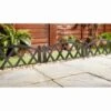 Edwardian Border Fence 4pk -Home Furnishing Shop 353524 4pk edwardian criss cross border fence