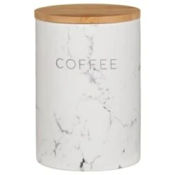 B&M Marble Effect Kitchen Canisters 3pc -Home Furnishing Shop 356820 storage canisters marble effect coffee