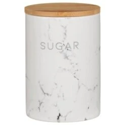 B&M Marble Effect Kitchen Canisters 3pc -Home Furnishing Shop 356820 storage canisters marble effect sugar