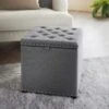 B&M Heritage Storage Ottoman - Grey -Home Furnishing Shop 365965 heritage storage ottoman