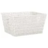 B&M Vannes Heart Cut Out Wicker Basket - White 1 B&M Vannes Heart Cut Out Wicker Basket - White -Home Furnishing Shop 366019 heart cut out wicker basket white