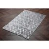 B&M Lexi Microplush Rug 110 X 160cm - Grey -Home Furnishing Shop 367878 367879 lexi microplush rug grey