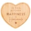 B&M Heart Bamboo Chopping Board With Slogan 1 B&M Heart Bamboo Chopping Board With Slogan -Home Furnishing Shop 369140 heart bamboo chopping board with slogan