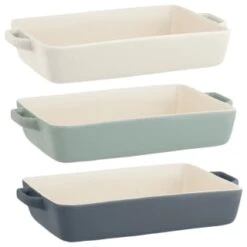 George Wilkinson Rectangular Oven Dish 27cm - Grey -Home Furnishing Shop 369192 369191 369193 george wilkinson 27cm rectangular oven group 2