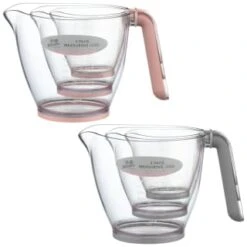 B&M Kitchen Measuring Jugs 3pk - Grey 13 B&M Kitchen Measuring Jugs 3pk - Grey -Home Furnishing Shop 369447 3pk measuring jugs group