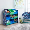 B&M Glow In The Dark Dinosaur 9 Tub Storage Drawers -Home Furnishing Shop 375936 dinostar 9 tub storage