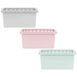 B&M Storage Box With Lid 11L - Sage -Home Furnishing Shop 377031 377033 377036 11l storage box group