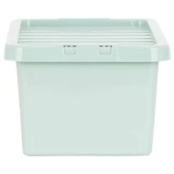 B&M Storage Box With Lid 11L - Sage -Home Furnishing Shop 377036 11l storage box sage 2