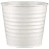 B&M Ribbed Matt Tin Planter - Cream 2 B&M Ribbed Matt Tin Planter - Cream -Home Furnishing Shop 379770 simply garden ribbed tin planter white
