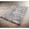 Silver Shimmer Metallic Rug 100 X 150cm -Home Furnishing Shop 380394 380395 shimmer metallic rug silver