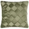 B&M Basket Weave Velvet Cushion - Sage 1 B&M Basket Weave Velvet Cushion - Sage -Home Furnishing Shop 380438 basket weave velvet cushion sage