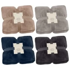 Heritage Collection Aspen Faux Fur Throw - Mink -Home Furnishing Shop 383178 383180 383182 383183 aspen throw group