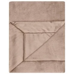 Heritage Collection Aspen Faux Fur Throw - Mink -Home Furnishing Shop 383183 aspen throw dark mink 2