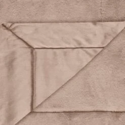 Heritage Collection Aspen Faux Fur Throw - Mink -Home Furnishing Shop 383183 aspen throw dark mink 3