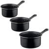 Simply Everyday Sauce Pan Set 3pk -Home Furnishing Shop 383599 3 sauce pan set group