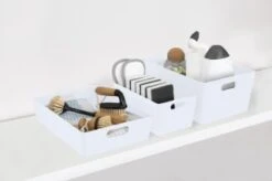 Soho Storage Tub 10 X 30 X 10cm - White -Home Furnishing Shop 384310 384319 384402 soho box white group