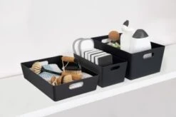 Soho Storage Tub 10 X 30 X 10cm - Graphite 9 Soho Storage Tub 10 X 30 X 10cm - Graphite -Home Furnishing Shop 384312 384322 384405 soho box graphite group