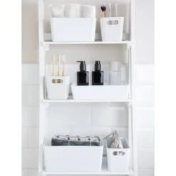 Soho Storage Tub 10 X 30 X 10cm - White -Home Furnishing Shop 384323 384402 384407 384416 soho box white group1