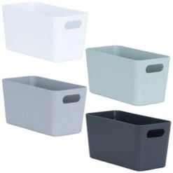 Soho Storage Tub 10 X 30 X 10cm - Graphite 7 Soho Storage Tub 10 X 30 X 10cm - Graphite -Home Furnishing Shop 384402 soho size c box 10x30x10cm group1 1