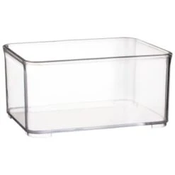Clear Nestable Storage Tub - Medium