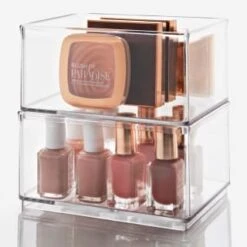 Clear Nestable Storage Tub - Medium -Home Furnishing Shop 384979 clear nestable box medium