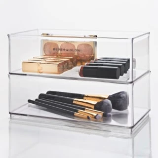 Clear Nestable Storage Tub - Large 4 Clear Nestable Storage Tub - Large - Image 2