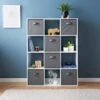 Lokken 12 Cube Shelving Unit With 6 Baskets -Home Furnishing Shop 385648 lokken 12 cube shelving with 6 baskets