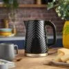 Russell Hobbs Groove Kettle 1.7L - Black & Gold -Home Furnishing Shop 386647 russell hobbs groove black and gold kettle 4