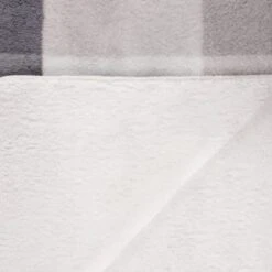 B&M Highland Mono Check Sherpa Doublesided Throw 9 B&M Highland Mono Check Sherpa Doublesided Throw -Home Furnishing Shop 388811 highland check sherpa throw 3