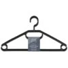 B&M Swivel Hook Hangers 8pk - Black -Home Furnishing Shop 389262 home organisation 8pk swivel hook hangers black