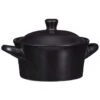 B&M Casserole Dish With Lid - Matte Black -Home Furnishing Shop 390145 urban paradise mini casserole dish black