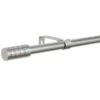 B&M Small Silver Barrel Curtain Pole 122-213cm 2 B&M Small Silver Barrel Curtain Pole 122-213cm -Home Furnishing Shop 390193 silver small barrel pole 3