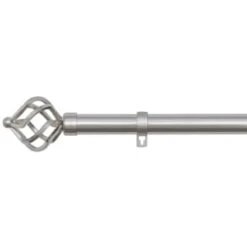 B&M Steel Mace Cage Curtain Pole 120 - 220cm 5 B&M Steel Mace Cage Curtain Pole 120 - 220cm -Home Furnishing Shop 390208 390209 steel mace cage curtain pole