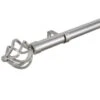B&M Steel Mace Cage Curtain Pole 120 - 220cm -Home Furnishing Shop 390208 390209 steel mace cage pole 3
